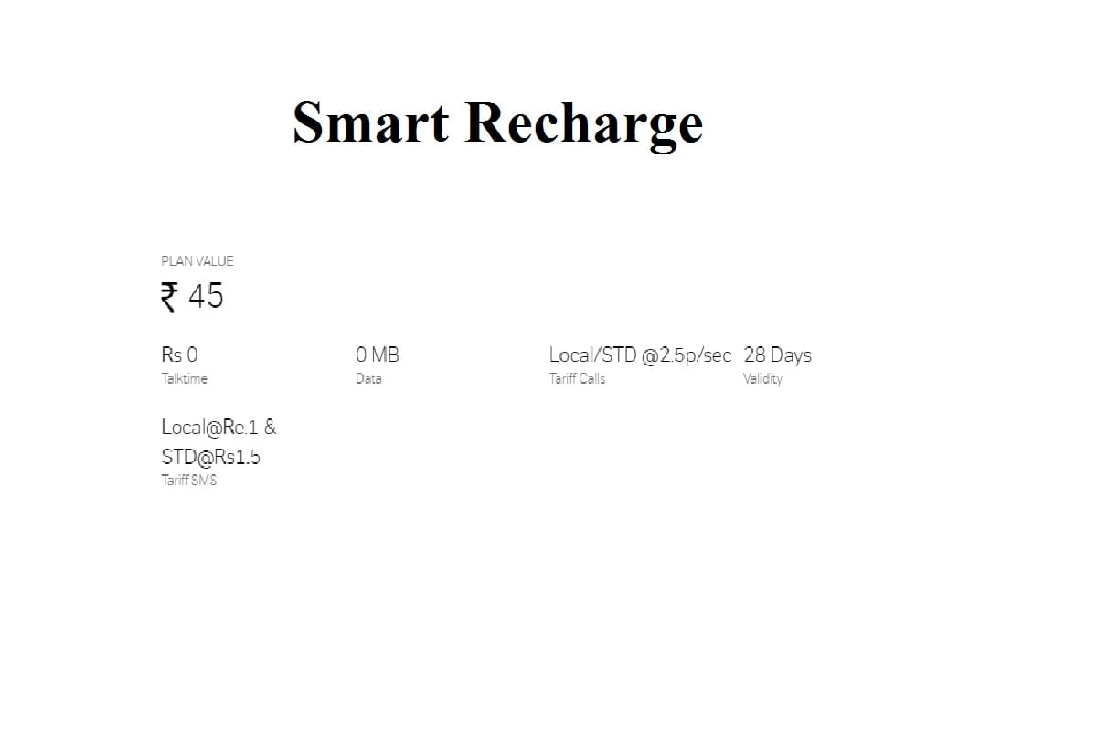 Smart Recharge