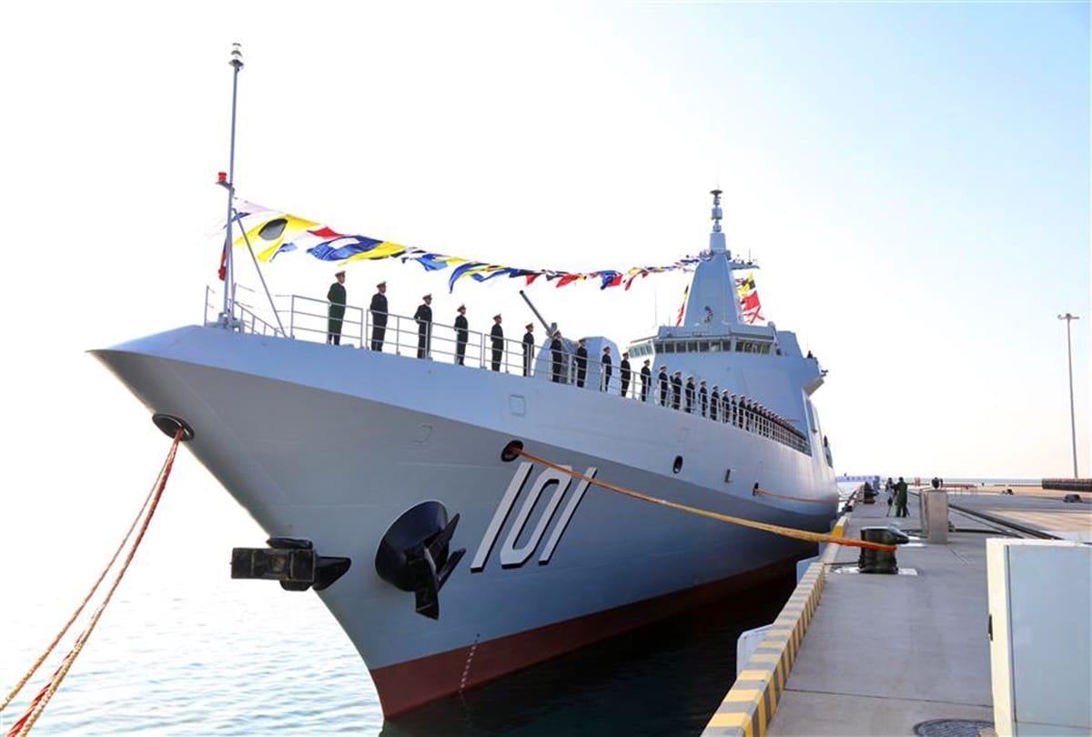 Chinese navy commissioned its first fourth generation guided missile destroyer