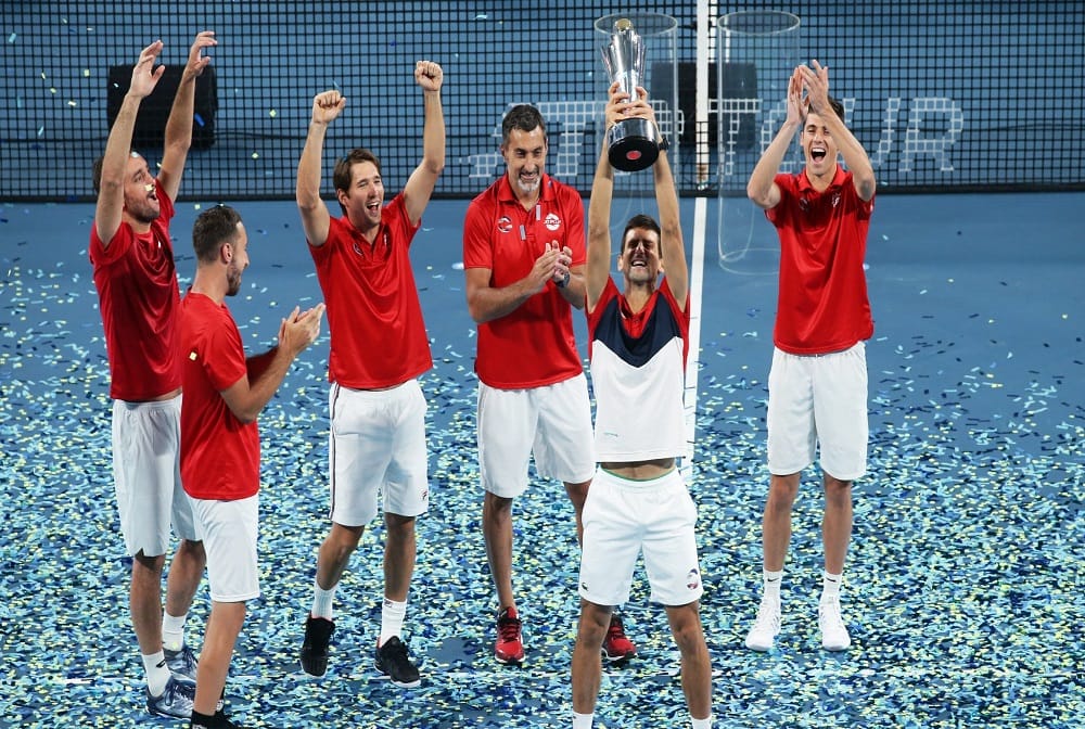 Novak Djokovic beats Rafael Nadal to keep Serbia alive in ATP Cup final