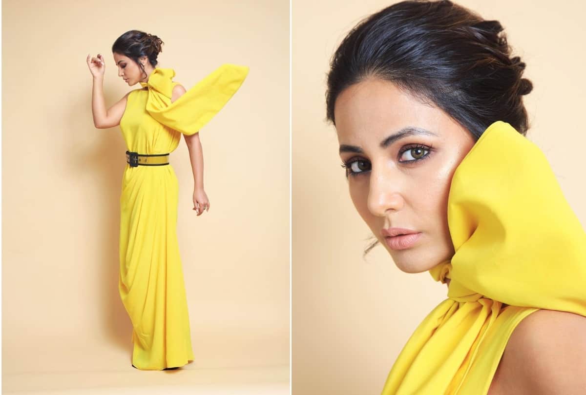 hina khan look now and then