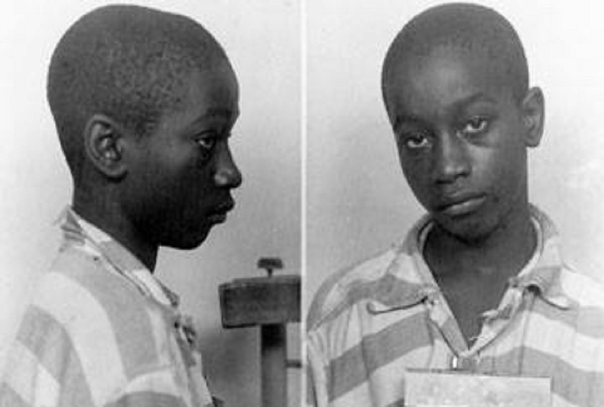 14 years old boy George Stinney was sentenced to death in 1944