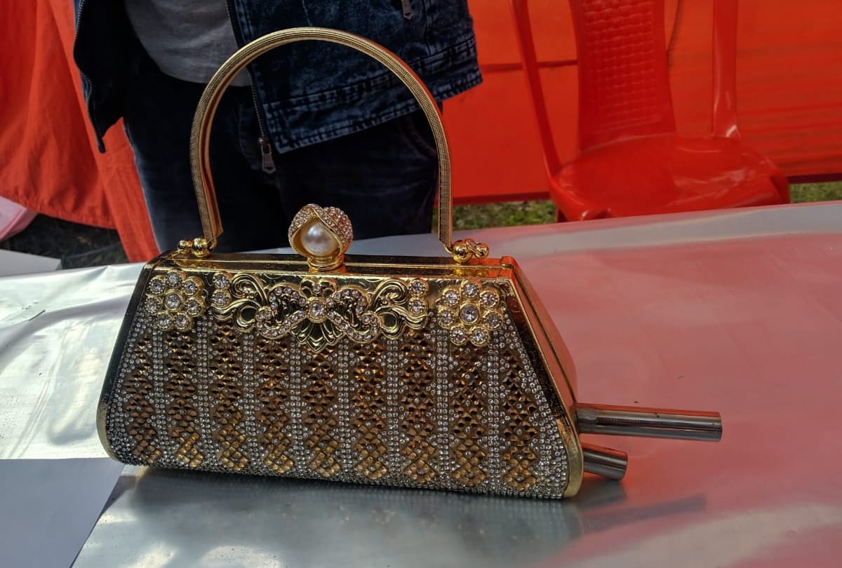 Varanasi resident Scientist Shyam Chaurasia invented anti-evasive purse-guns and lipsticks