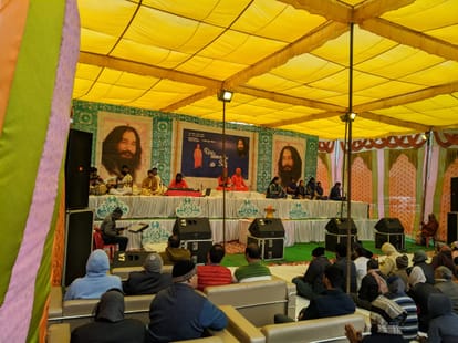 divya jyoti jagriti sansthan organise special satsang in shddarthpuram enclave gorakhpur