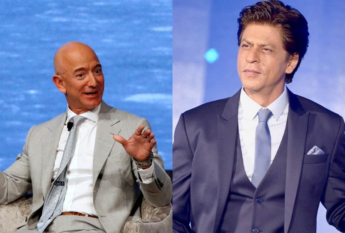 Amazon ceo Jeff Bezos meet Shah rukh Khan on his birthday