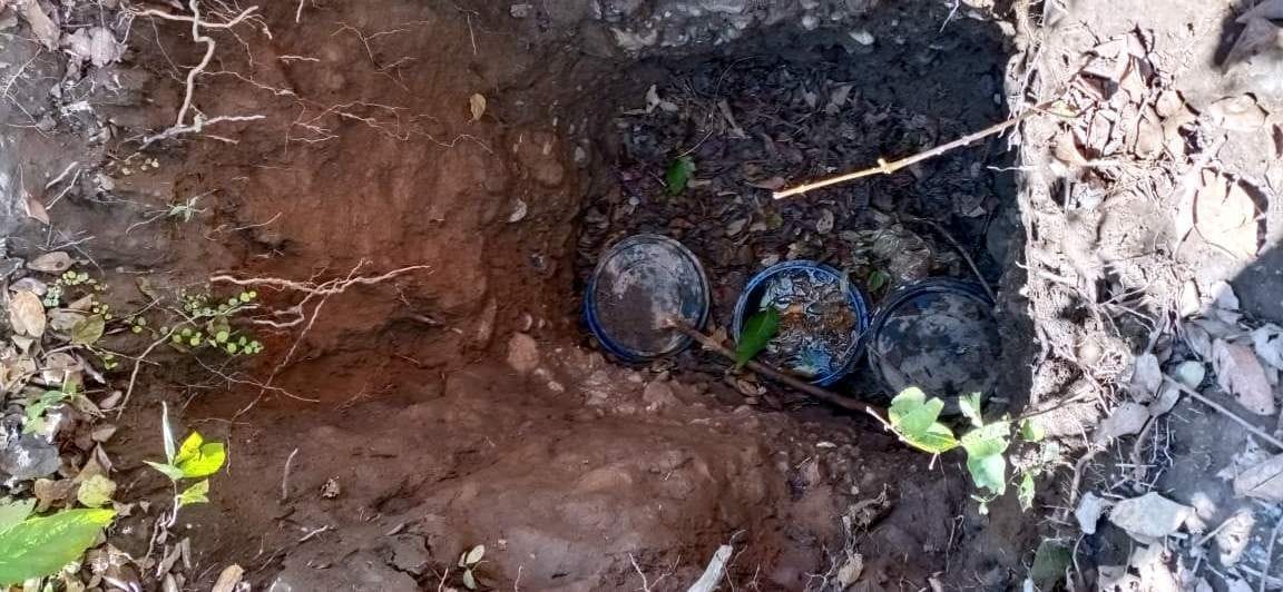 Women destroyed raw wine furnace