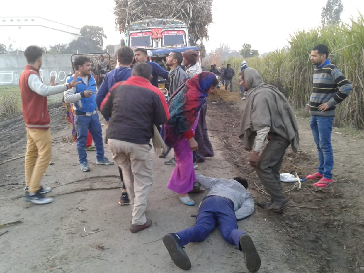 Woman's husband beat up fiercely