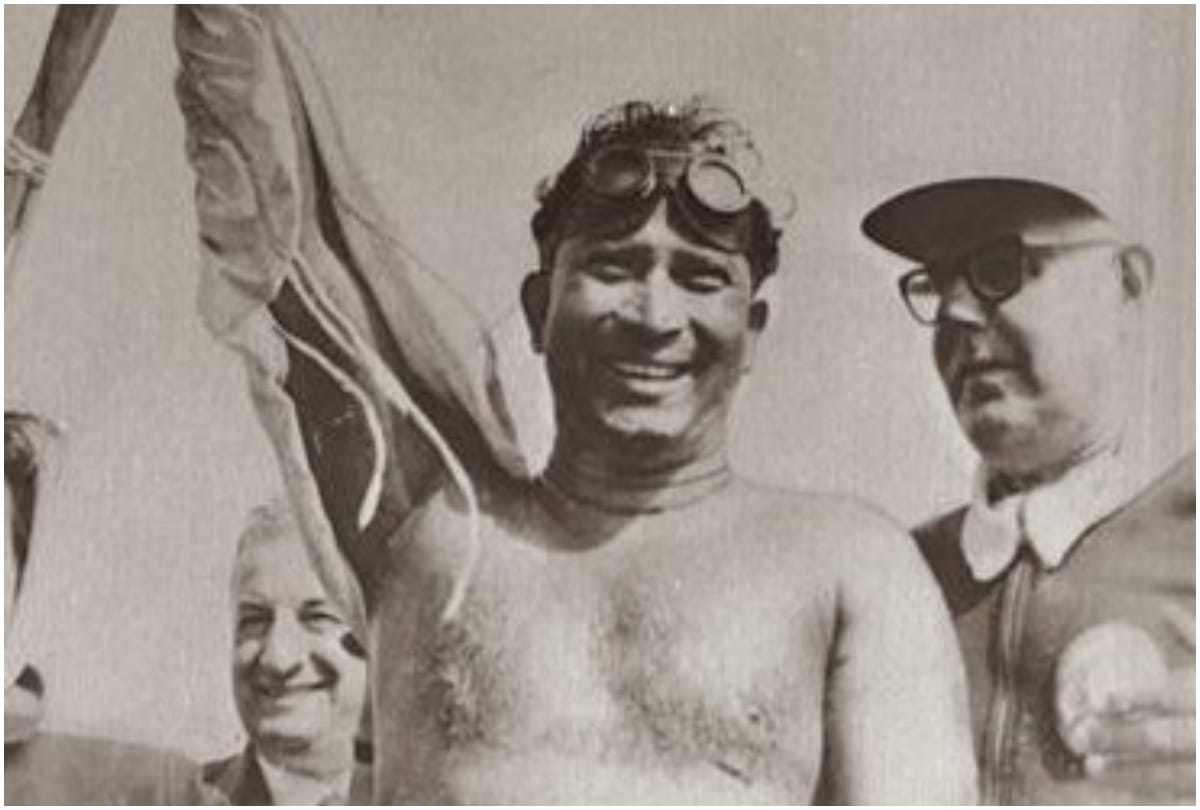 Mihir Sen the first Asian swimmer to swim across the English Channel