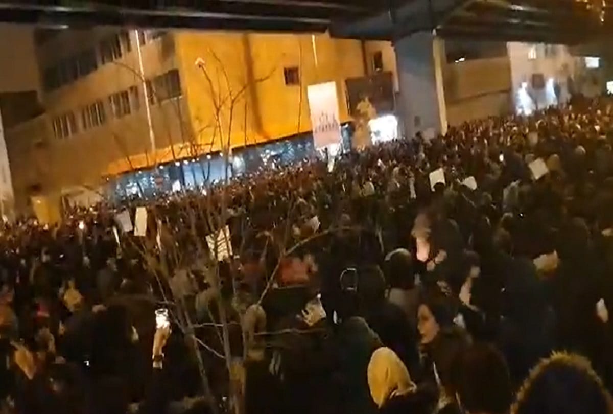 Ukraine Plane crash protest against Ayatollah Ali Khamenei Iran, Donald Trump Tweet on protest