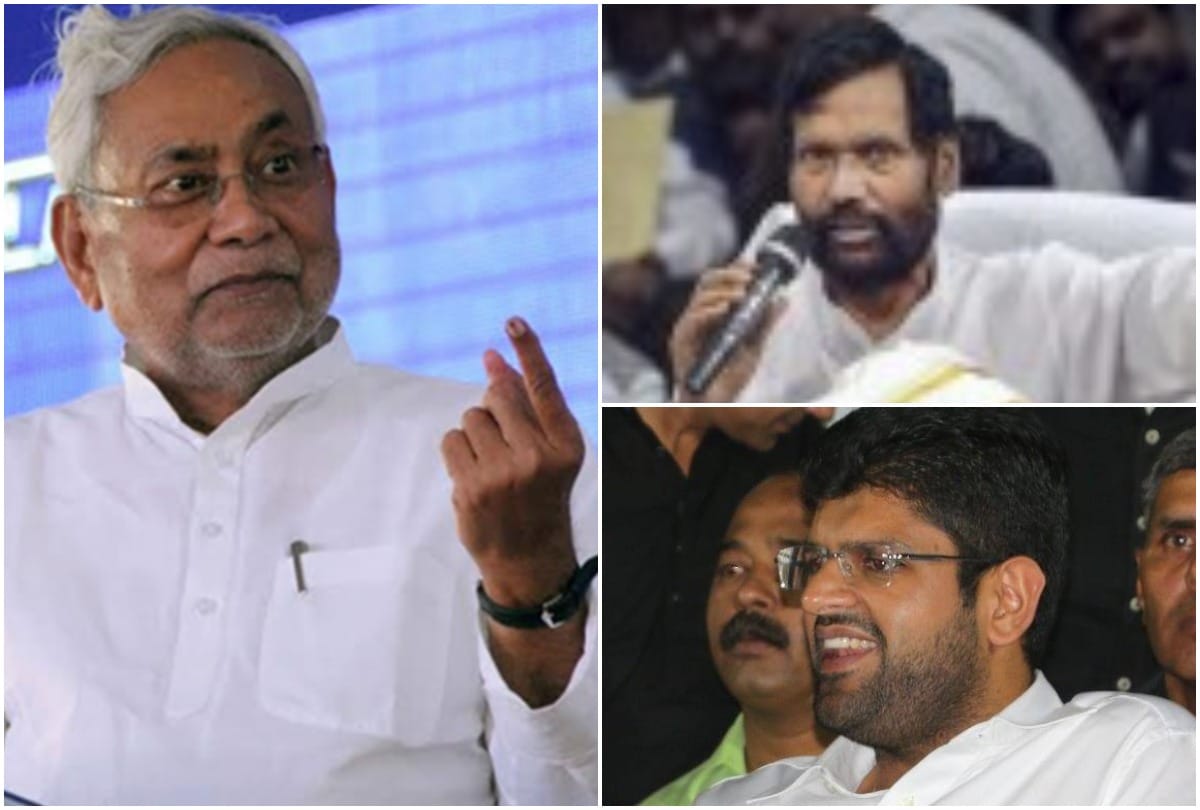The trio of Paswan Nitish Dushyant became a source of trouble for the BJP