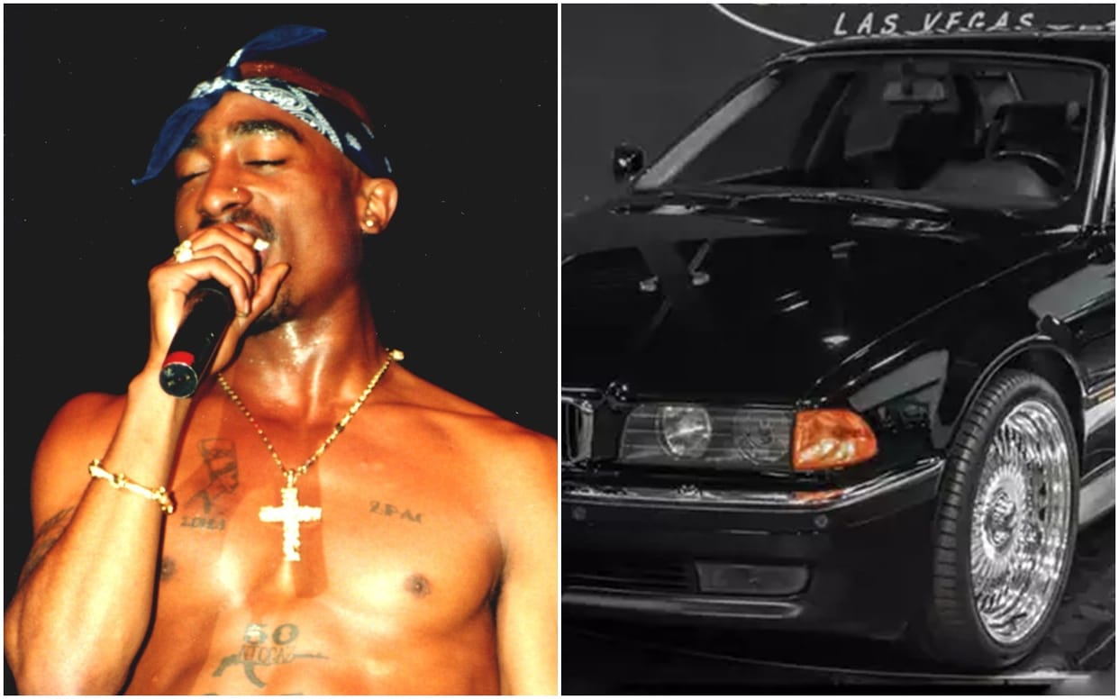 Tupac Shakur 2Pac American rapper BMW auctioned for 17 Lakhs he was shot in