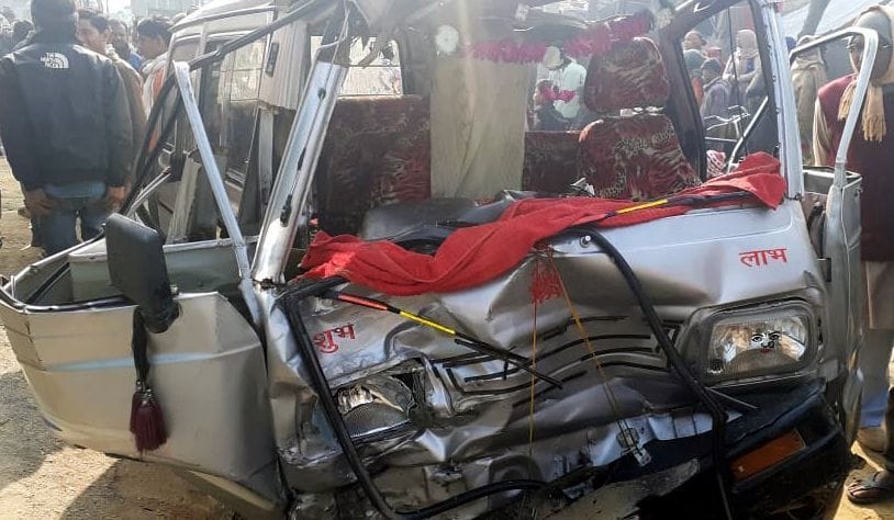 road accident,kannauj news