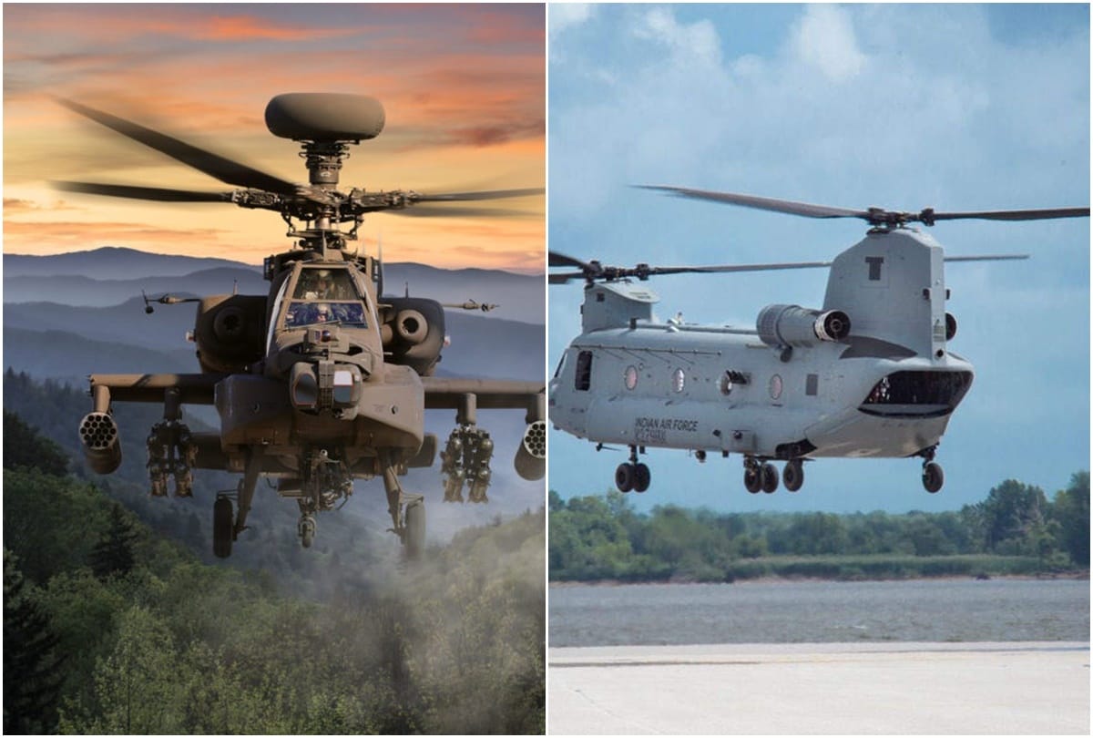 Indian Air Force in Delhi Republic Day Parade 2020 Photos apache and chinook helicopter