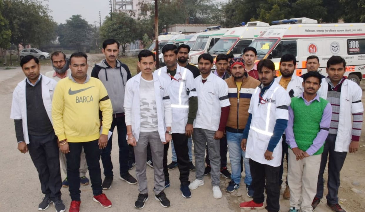 Ambulance drivers strike, patient upset