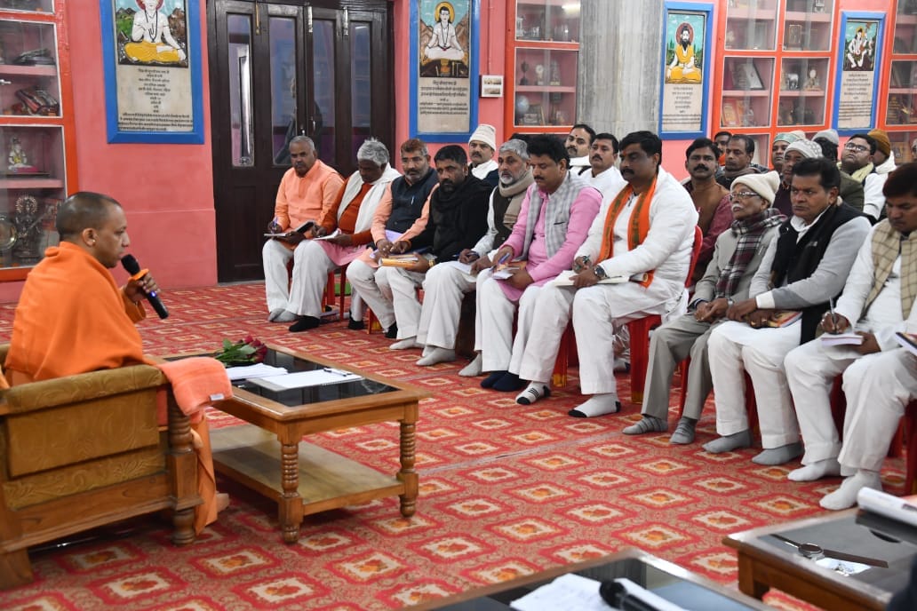 Uttar pradesh chief minister yogi adityanath three day gorakhpur visit day one live pictures
