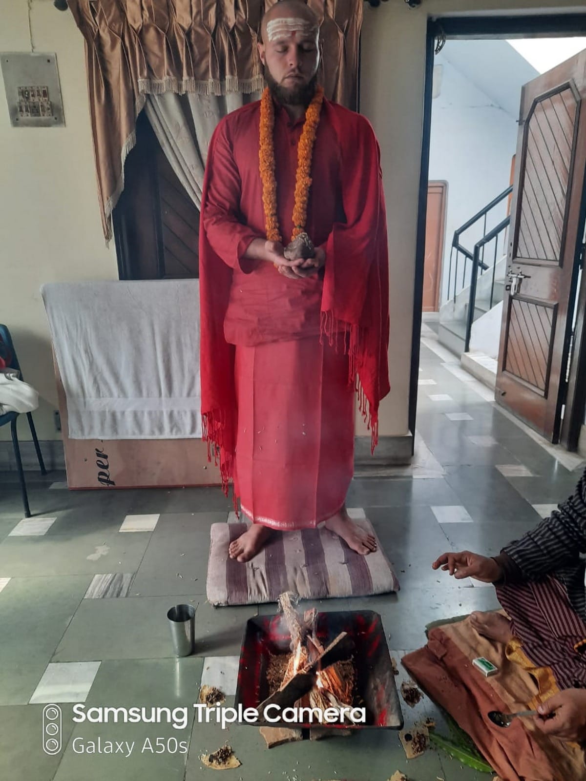 France resident Romain took Hinduism became Ramananda Nath in varanasi