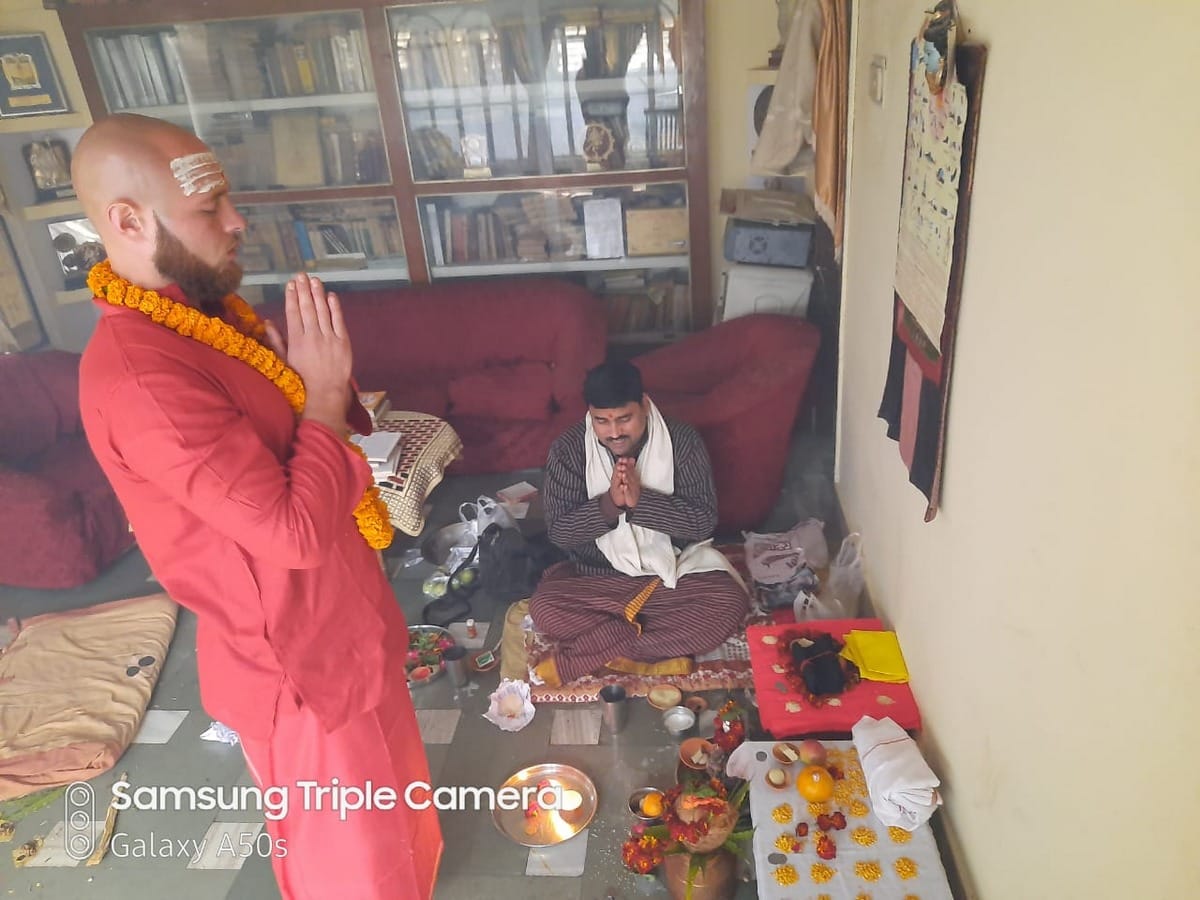 France resident Romain took Hinduism became Ramananda Nath in varanasi
