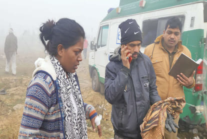 bus accident on agra lucknow expressway due to fog in agra