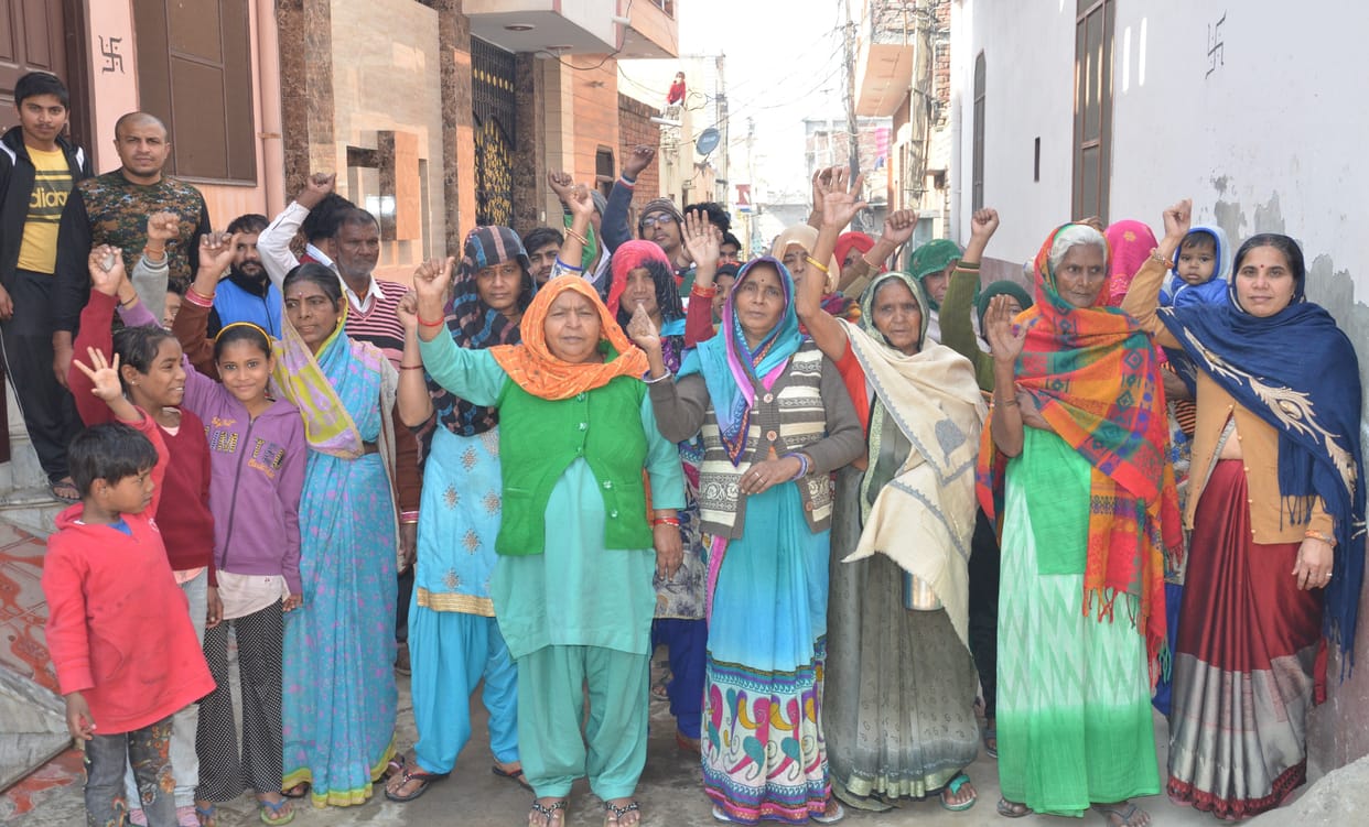 water problem, women, protest