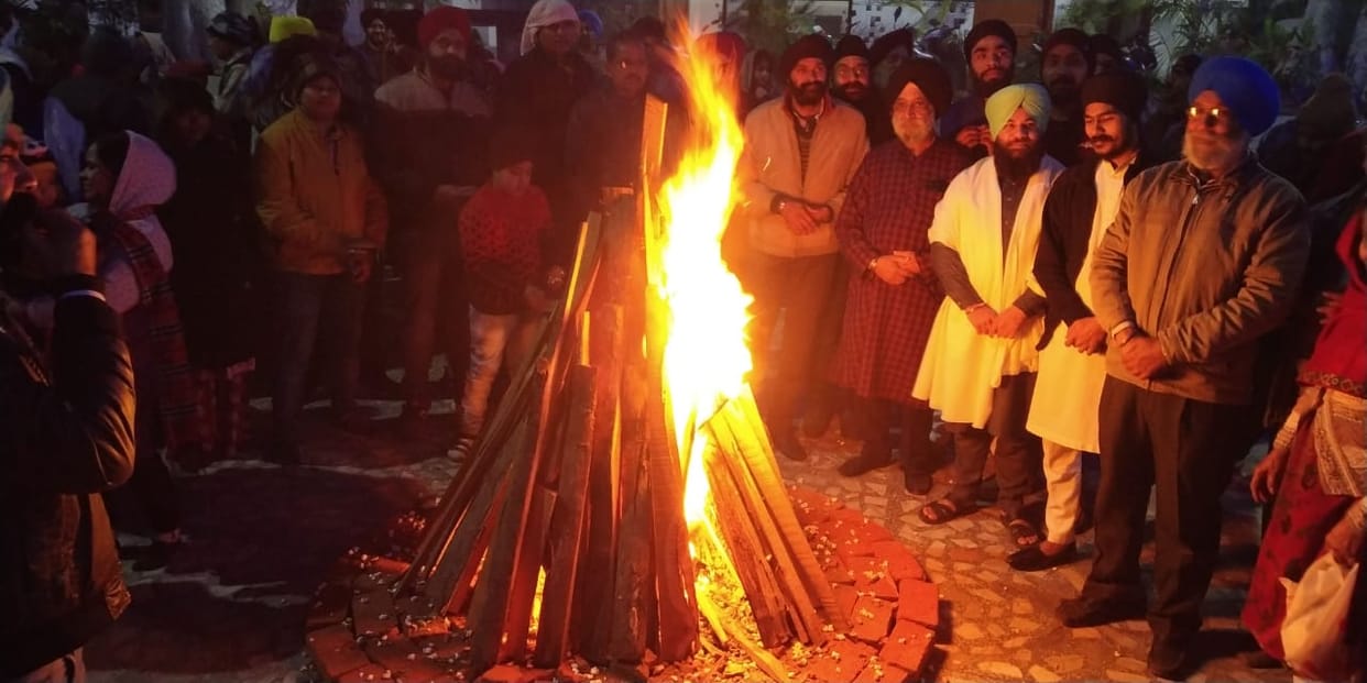 lohri festival celebration at gorakhpur