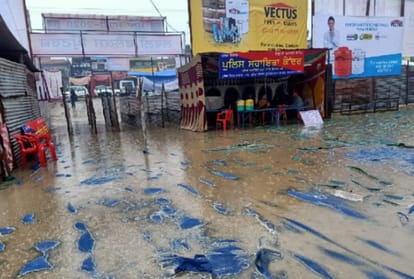 Water logging in Mela Ground due to heavy rain