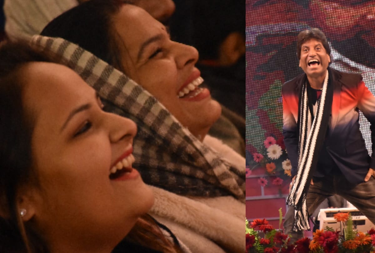 famous comedian raju shrivastav live standup comedy in gorakhpur mahotsav 2020