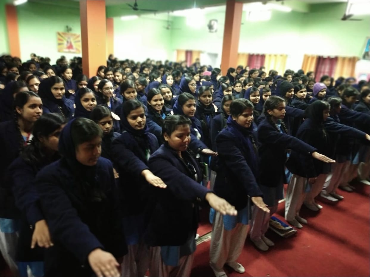 career counseling camp organized under Aparajita-100 Million Smiles ' at Saraswati Girls School