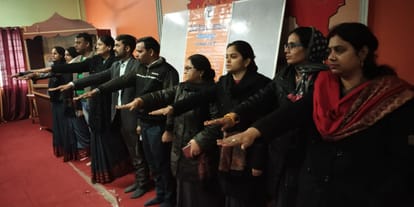career counseling camp organized under Aparajita-100 Million Smiles ' at Saraswati Girls School