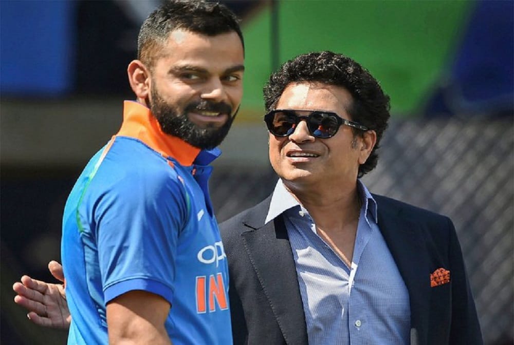Virat kohli one ton away from matching sachin tendulkars feat at home