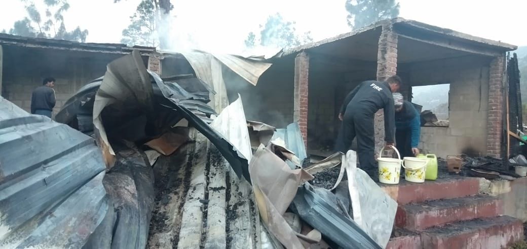 Fire in guest house