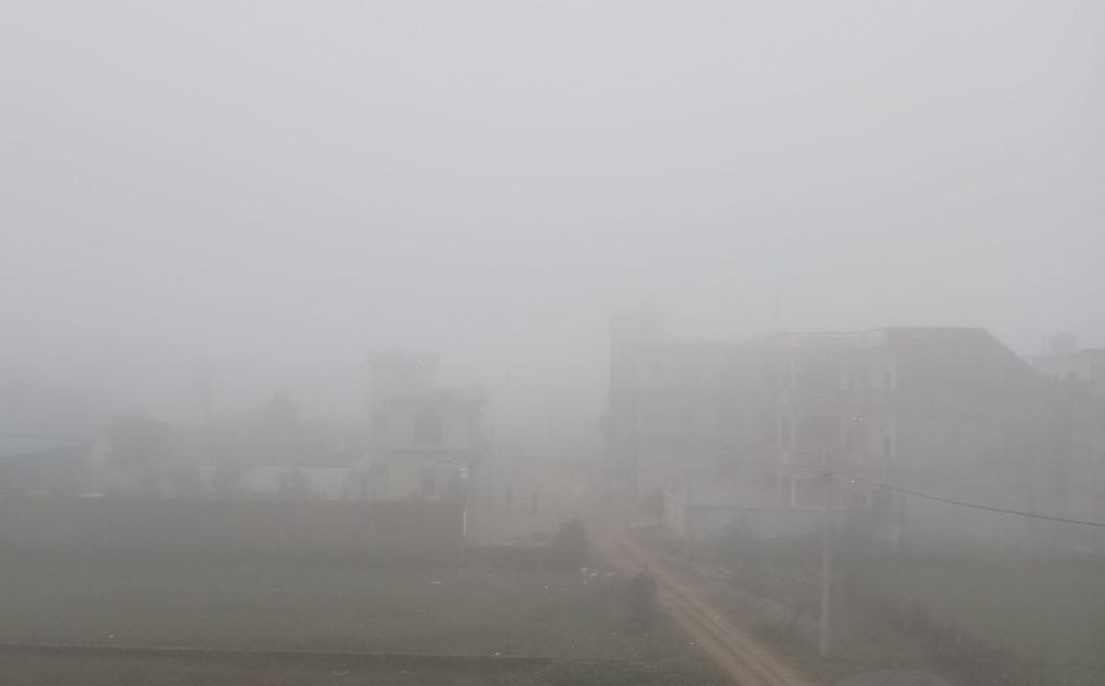 Mercury reached one and a half degrees, people shivering with cold