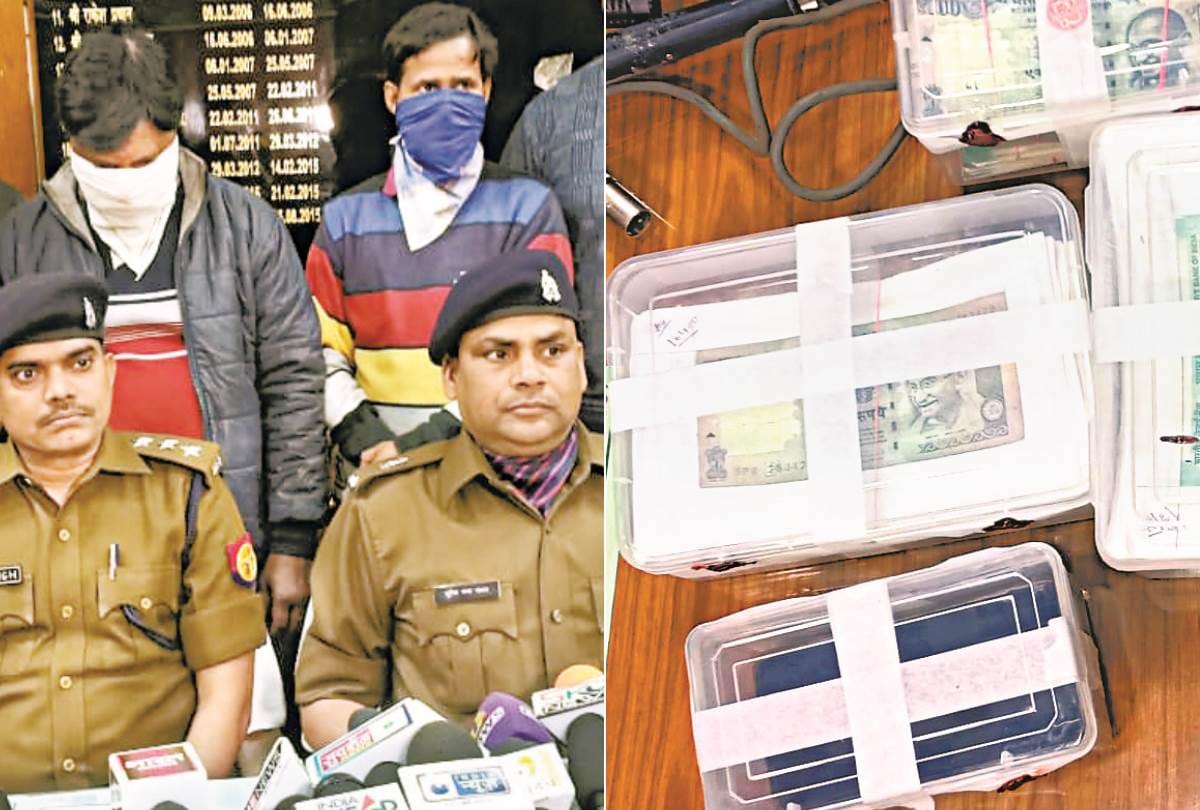 two people of fake currency printing gang arrested in lucknow
