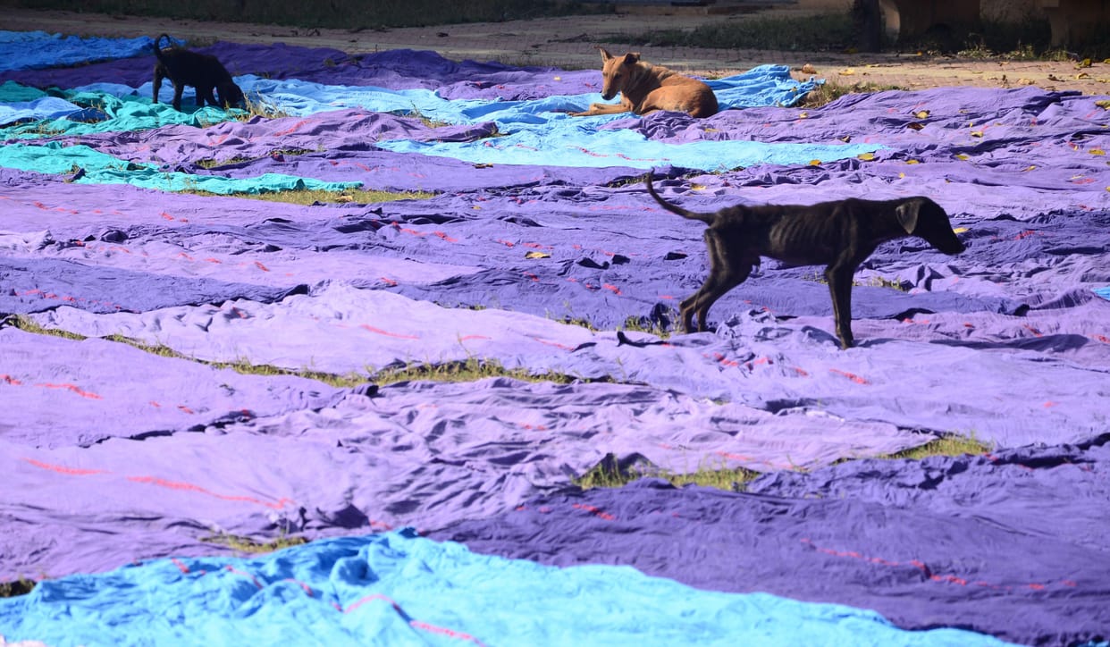 civil hospital, bed sheet, washing