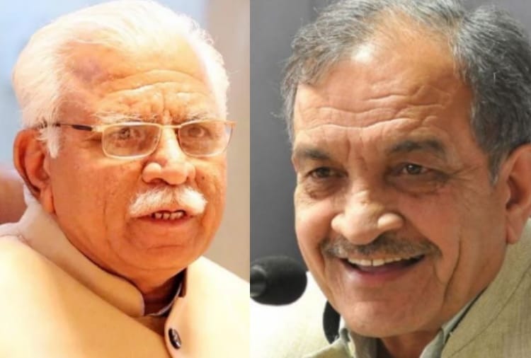 Haryana CM Manohar lal meet Birender Singh in Delhi