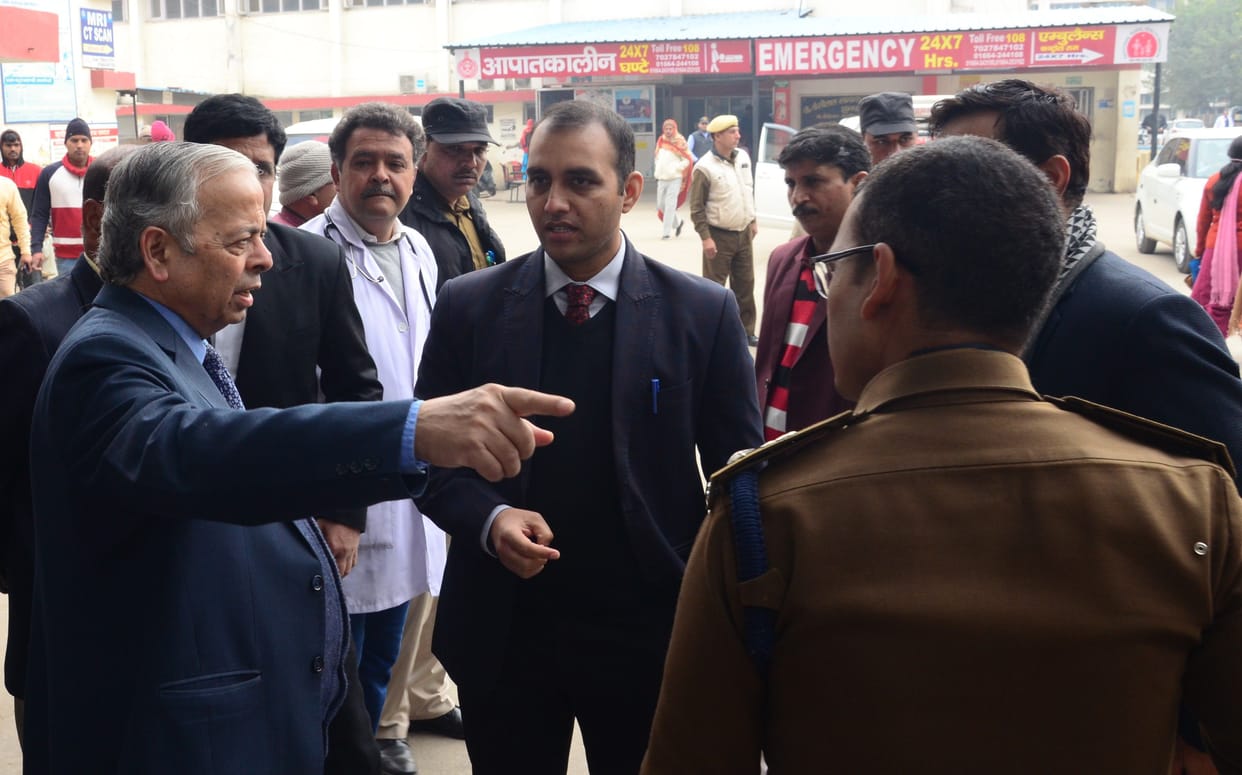 medical college, pgi rohtak team, inspection