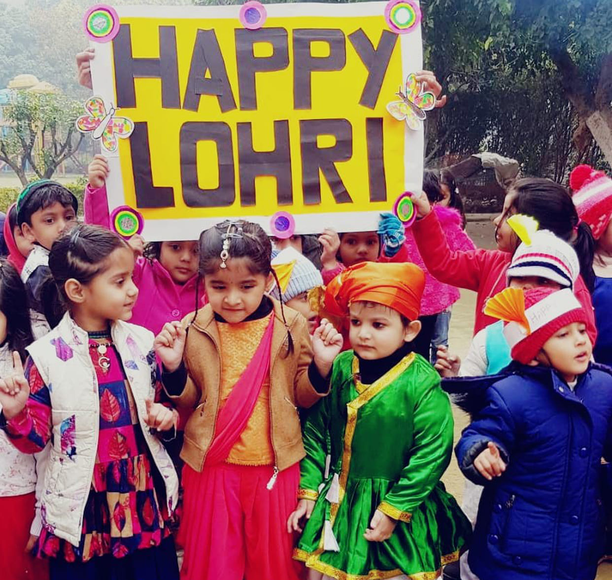 Lohri festival celebrated in schools