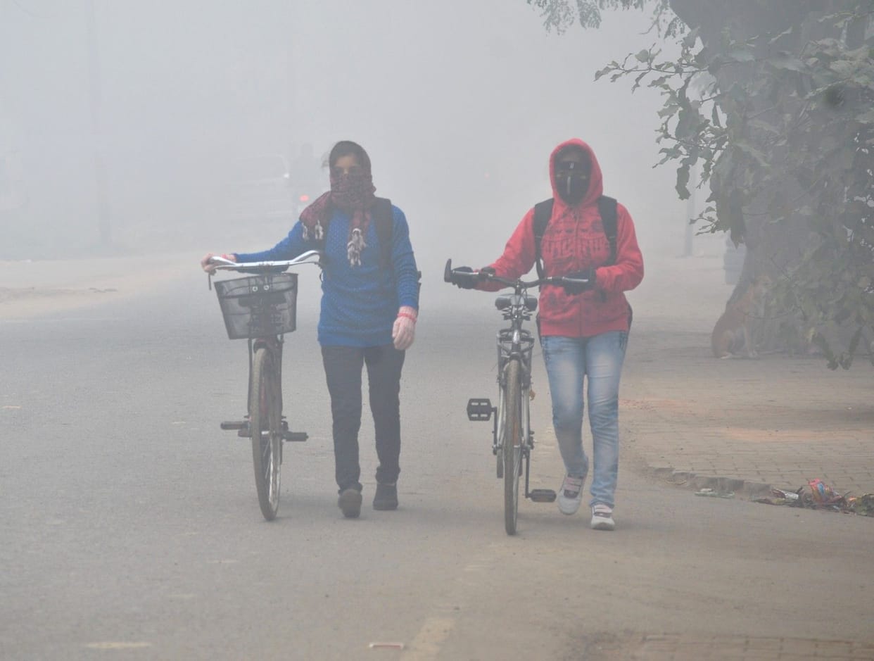 No respite from fog, people forced to chill