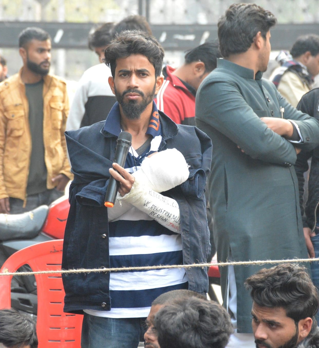 Modi,shah And yogi go from india : Amu Students