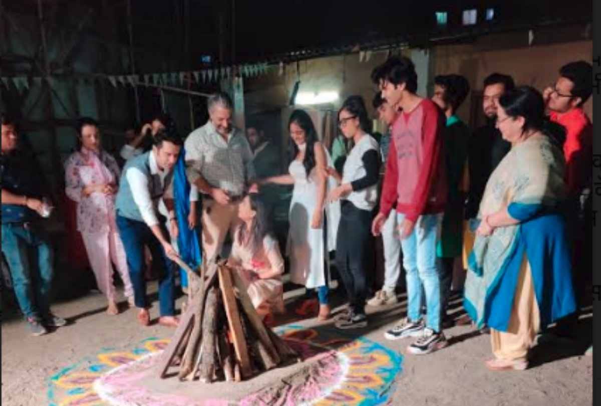 mere dad ki dulhan cast and indian idol contestant celebrate lohri together