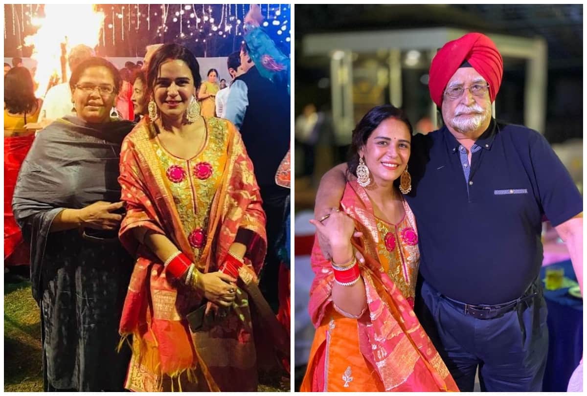 After wedding Mona Singh celebrated first Lohri with investment banker shyam gopalan and family