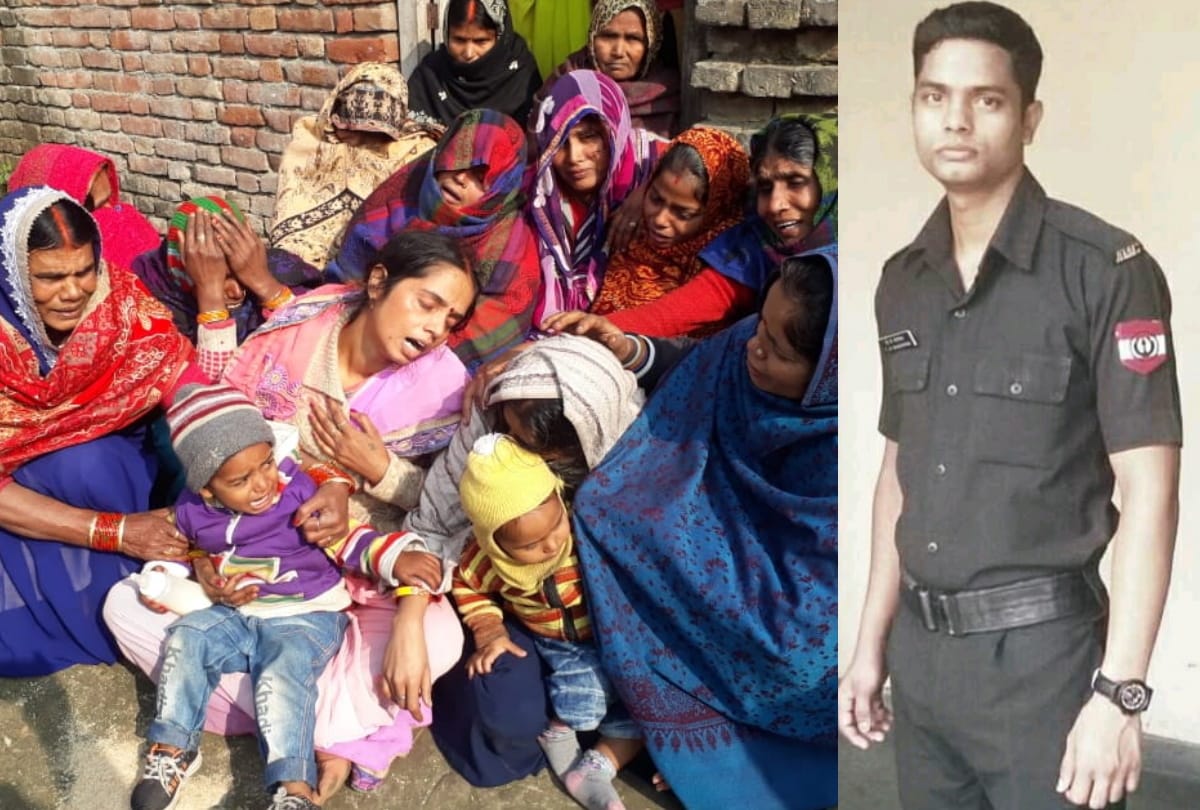 kushinagar son bsf soldiar martyr in kupwara kashmir, all village people shocked