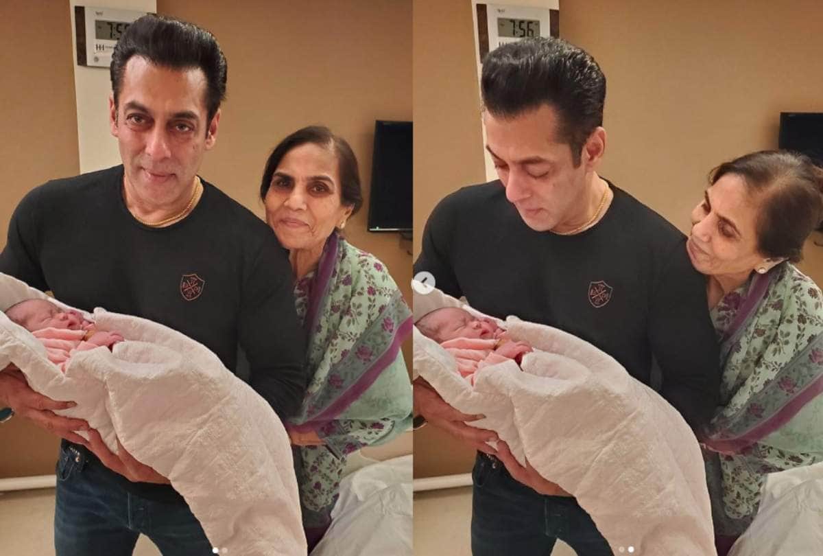 salman khan photo with niece ayat arpita khan share photo