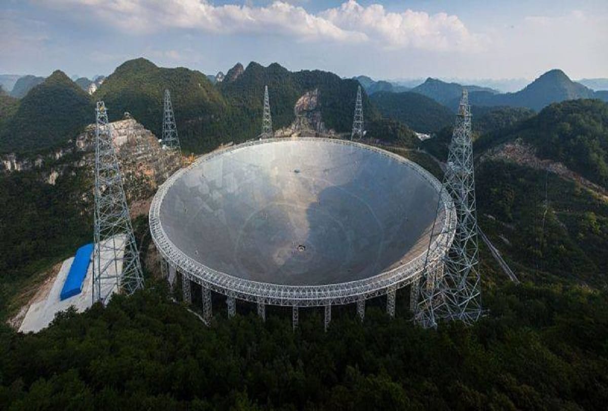 worlds largest radio telescope in china launches it will search for extraterrestrial life and Aliens