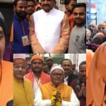 गोरखनाथ मंदिर में खिचड़ी चढ़ाने के लिए पहुंचे सीएम योगी, सांसद रवि किशन, विधायक विपिन सिंह व शीतल पांडेय।