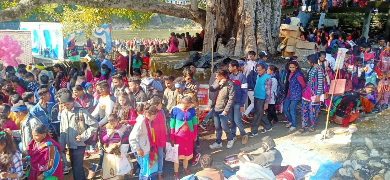 Fair held at Banakeshwar Mahadev Temple at Seraghat on Makar Sankranti