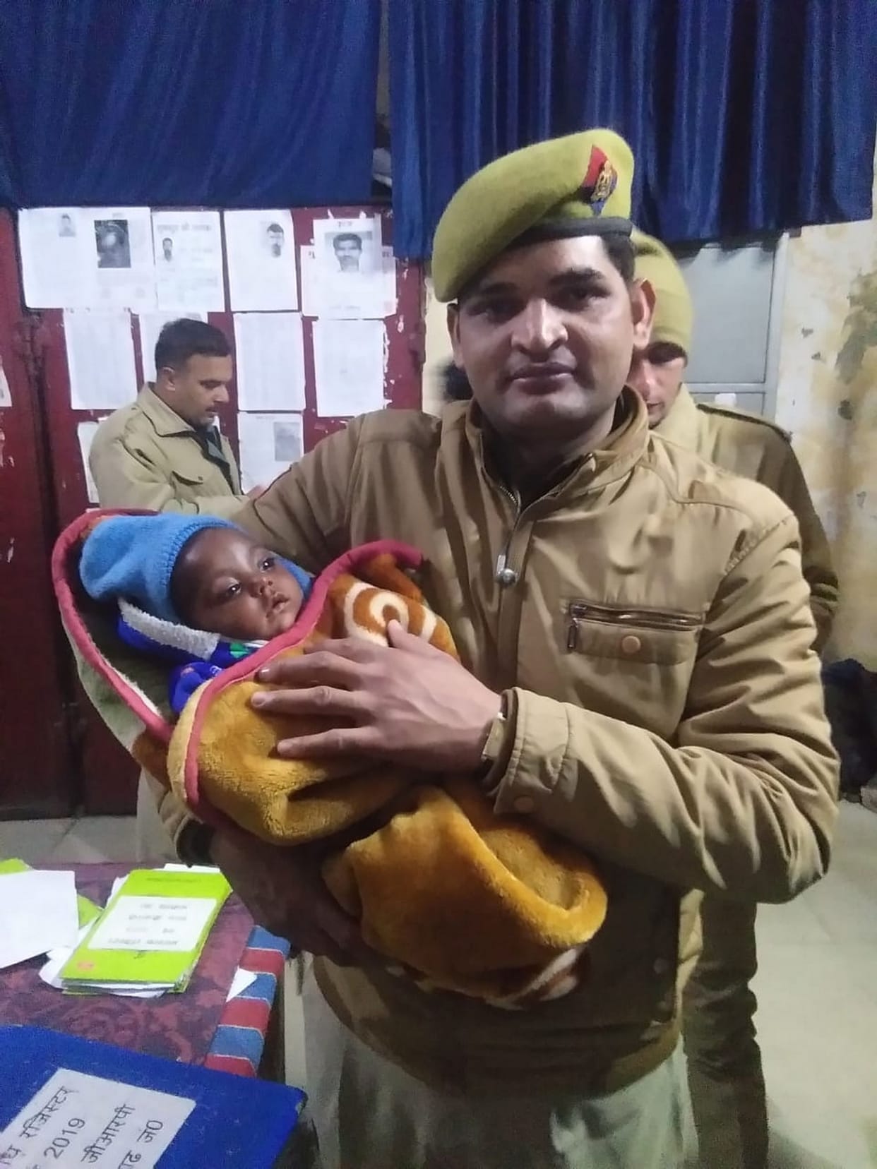 Aligarh: Three month baby found in train