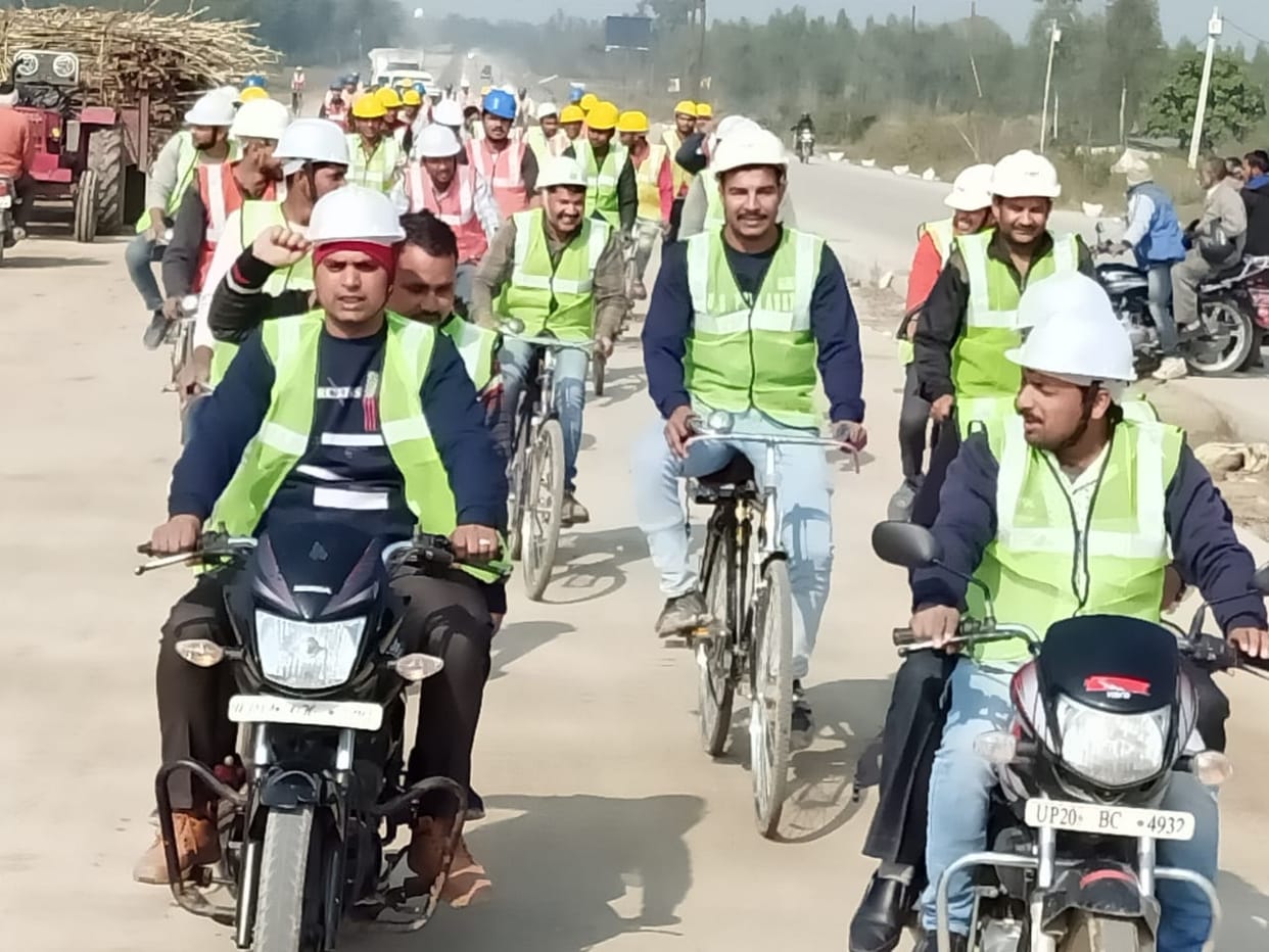 Traffic awareness rally