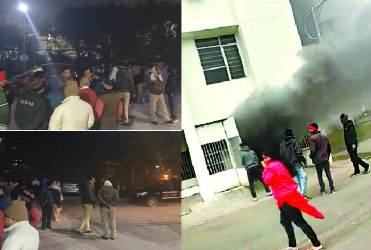 fire broke out in tower of eldeco eternia in lucknow