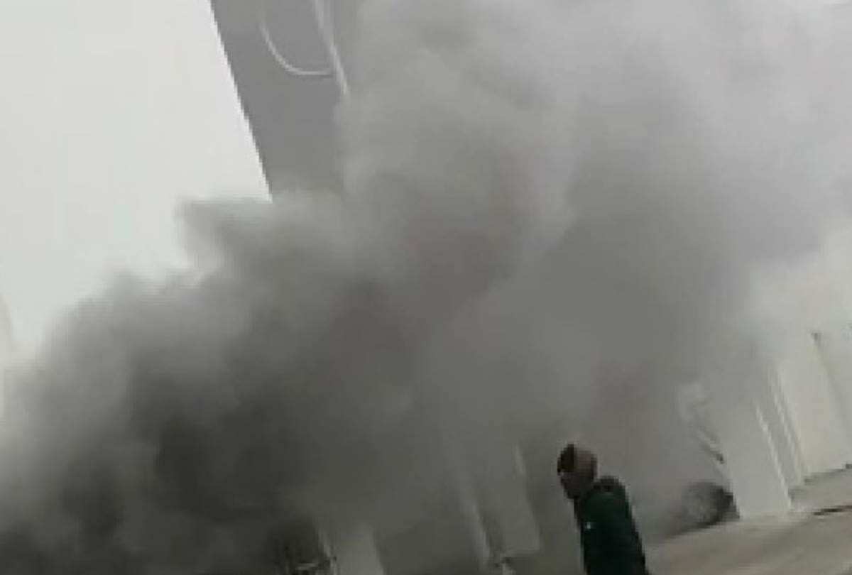 fire broke out in tower of eldeco eternia in lucknow