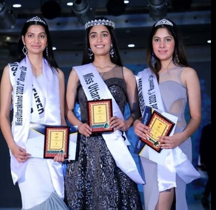 Monal got the title of Miss Uttarakhand
