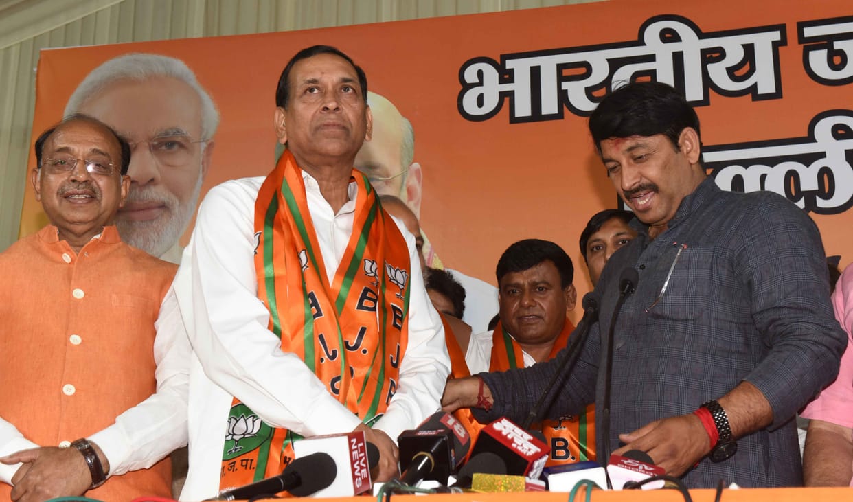 delhi election 2020: former congress leader rajkumar chauhan quit bjp, join congress